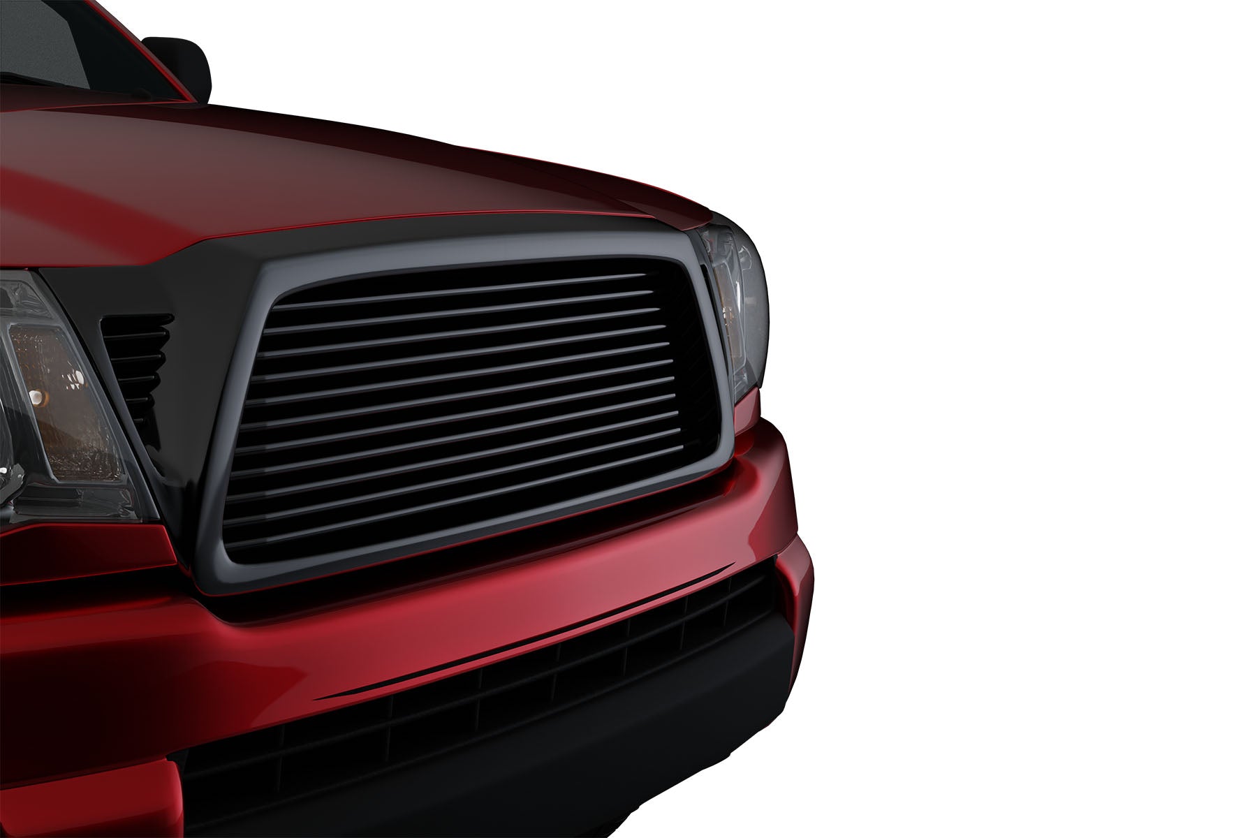 Premium ABS Gloss Black Horizontal Grille for Toyota Tacoma 2005-2011 | Direct Fit & UV-Resistant