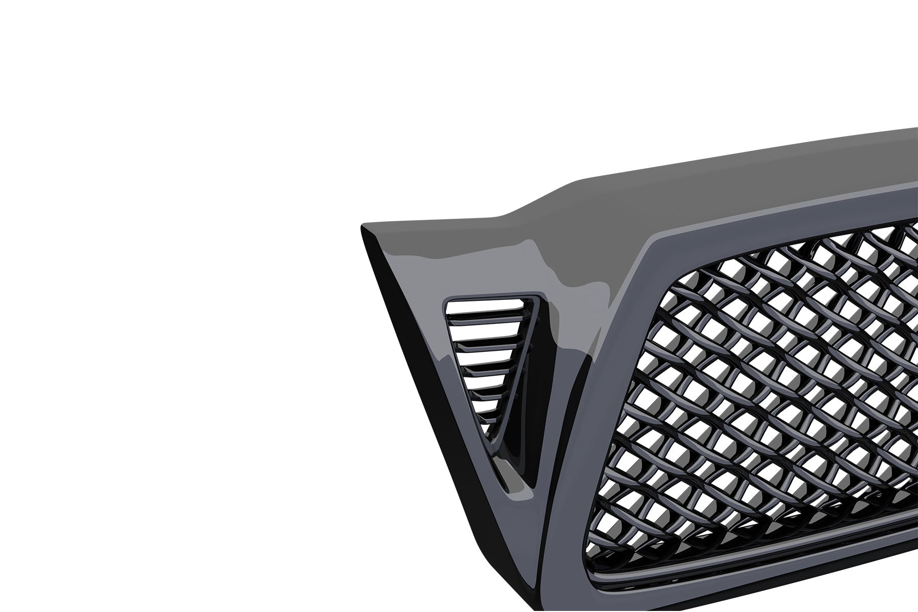 Premium ABS Glossy Black Mesh Grille for 2005-2011 Toyota Tacoma | Direct Fit & UV-Resistant