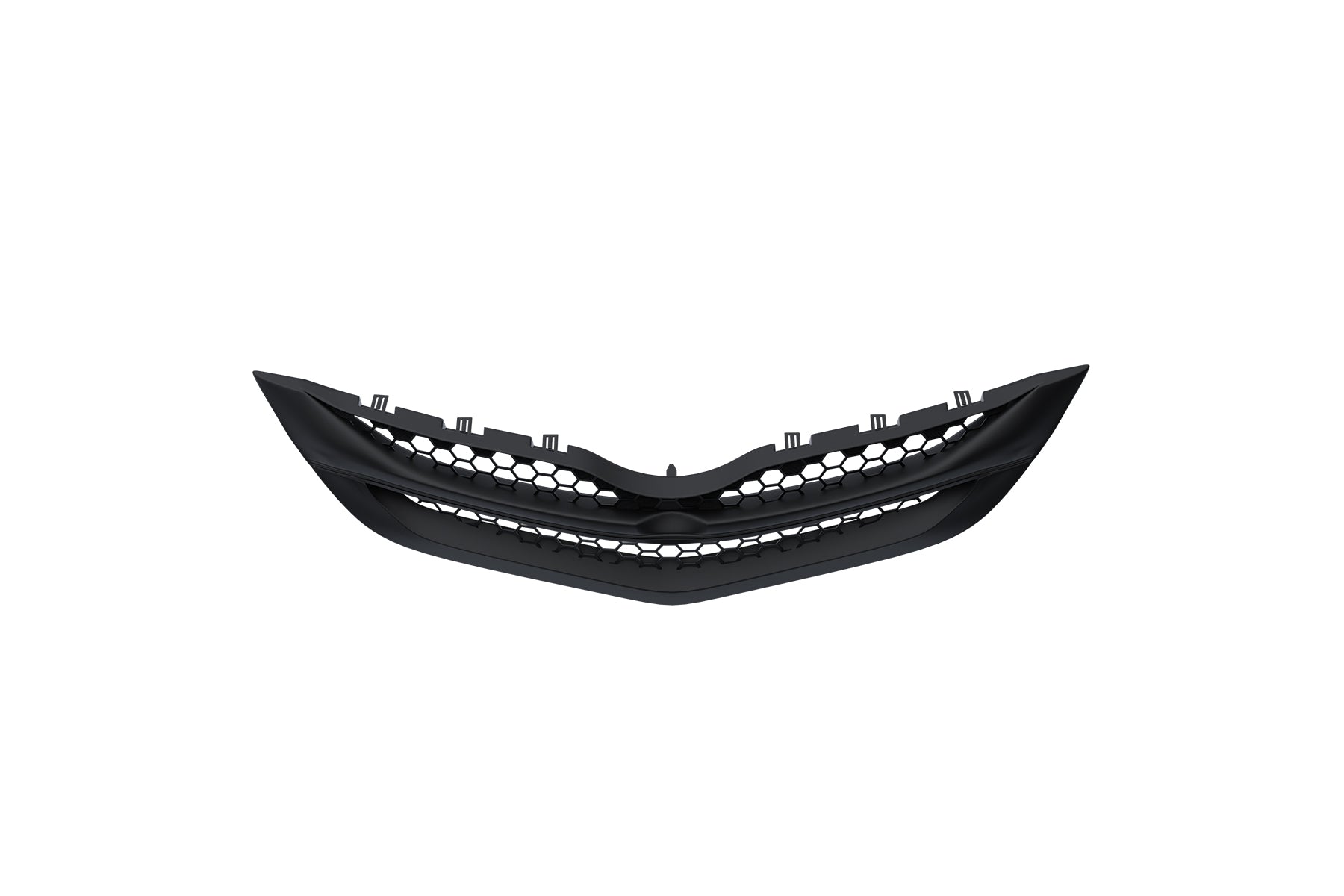 Premium ABS Matte Black Honeycomb Mesh Grille for Toyota Yaris 2007-2009 | Direct Fit & UV-Resistant