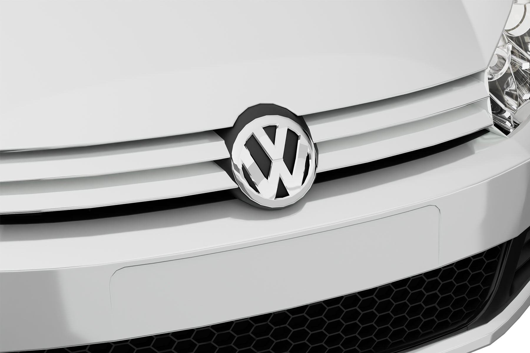 Premium ABS Matte Black Honeycomb Mesh Grille for Volkswagen Golf 2010-2014 | Direct Fit & UV-Resistant