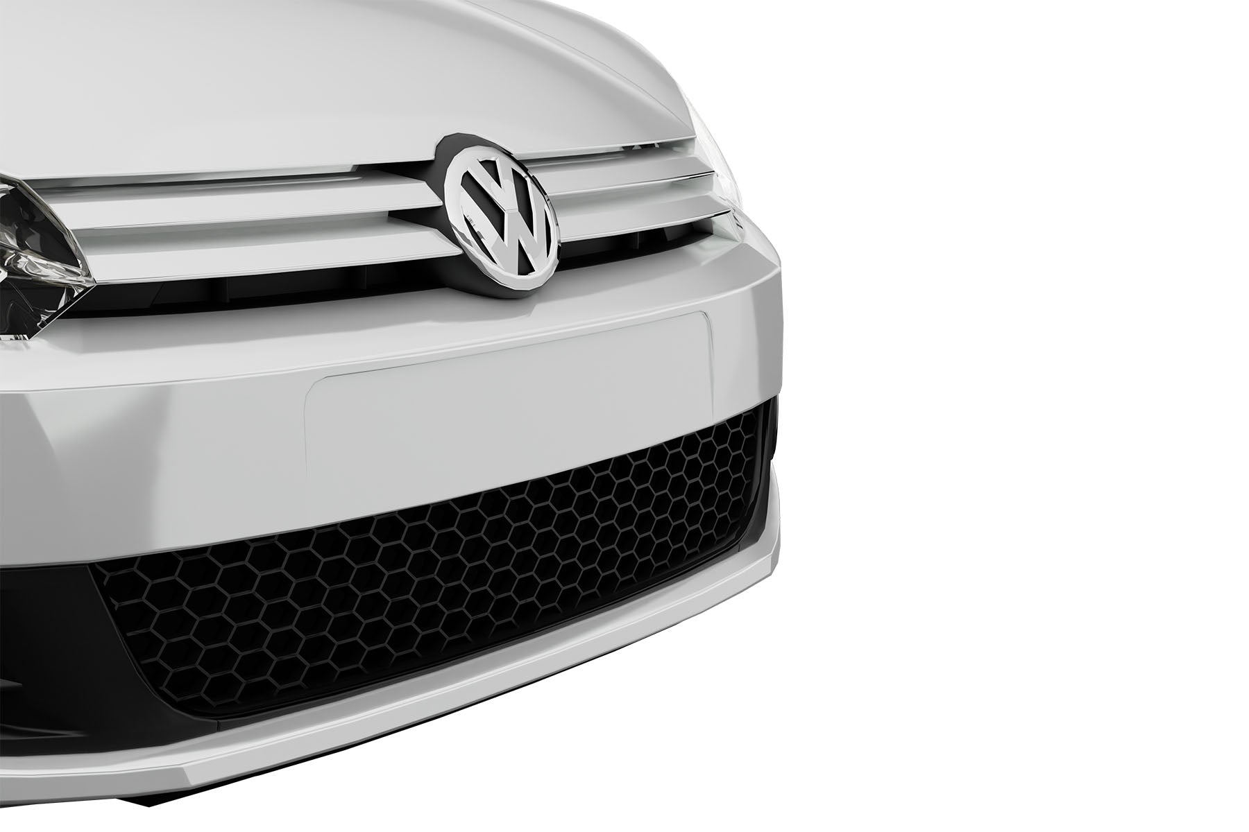 Premium ABS Matte Black Honeycomb Mesh Grille for Volkswagen Golf 2010-2014 | Direct Fit & UV-Resistant