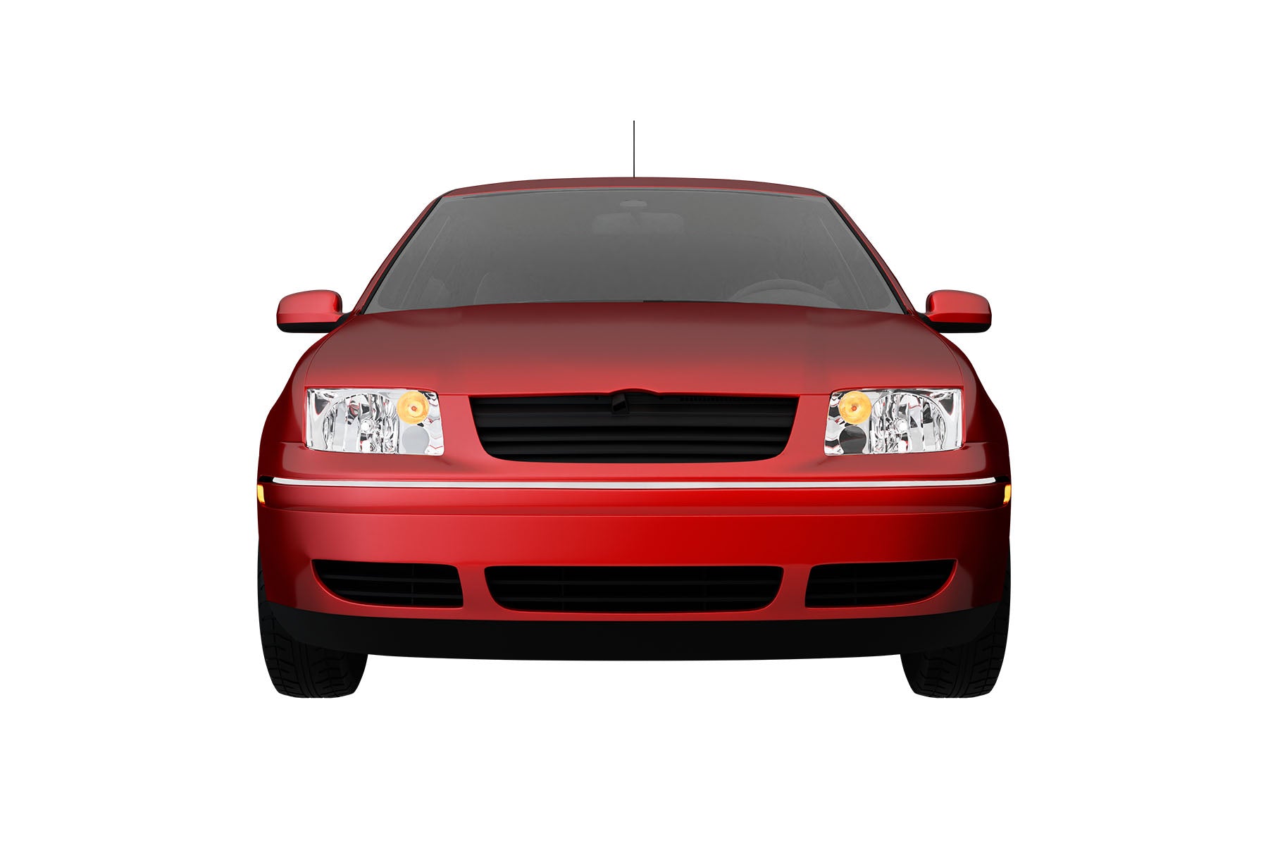 Premium ABS Matte Black Sport Mesh Grille for Volkswagen Jetta / Bora MK4 1999-2005 | Direct Fit & UV-Resistant