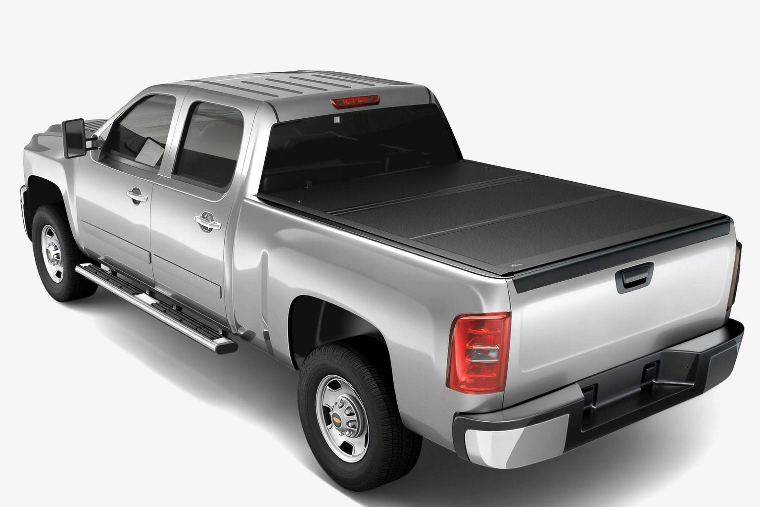 MilesRunner For 07-14 Chevrolet GMC Silverado/Sierra 5.8' Low Profile Hard Tri Fold Tonneau Cover