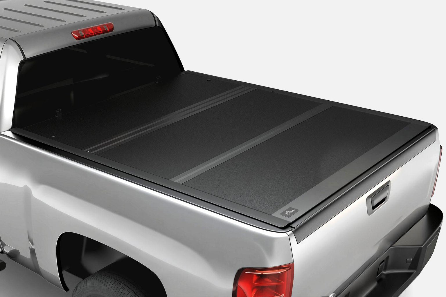 MilesRunner For 07-14 Chevrolet GMC Silverado/Sierra 5.8' Low Profile Hard Tri Fold Tonneau Cover