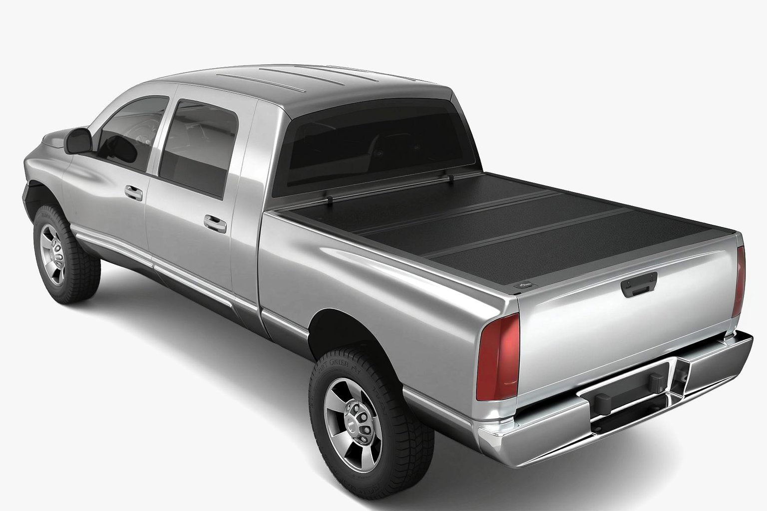 MilesRunner For 2002-2009 Dodge Ram 6.5' Bed Low Profile Hard Tri Fold Tonneau Cover