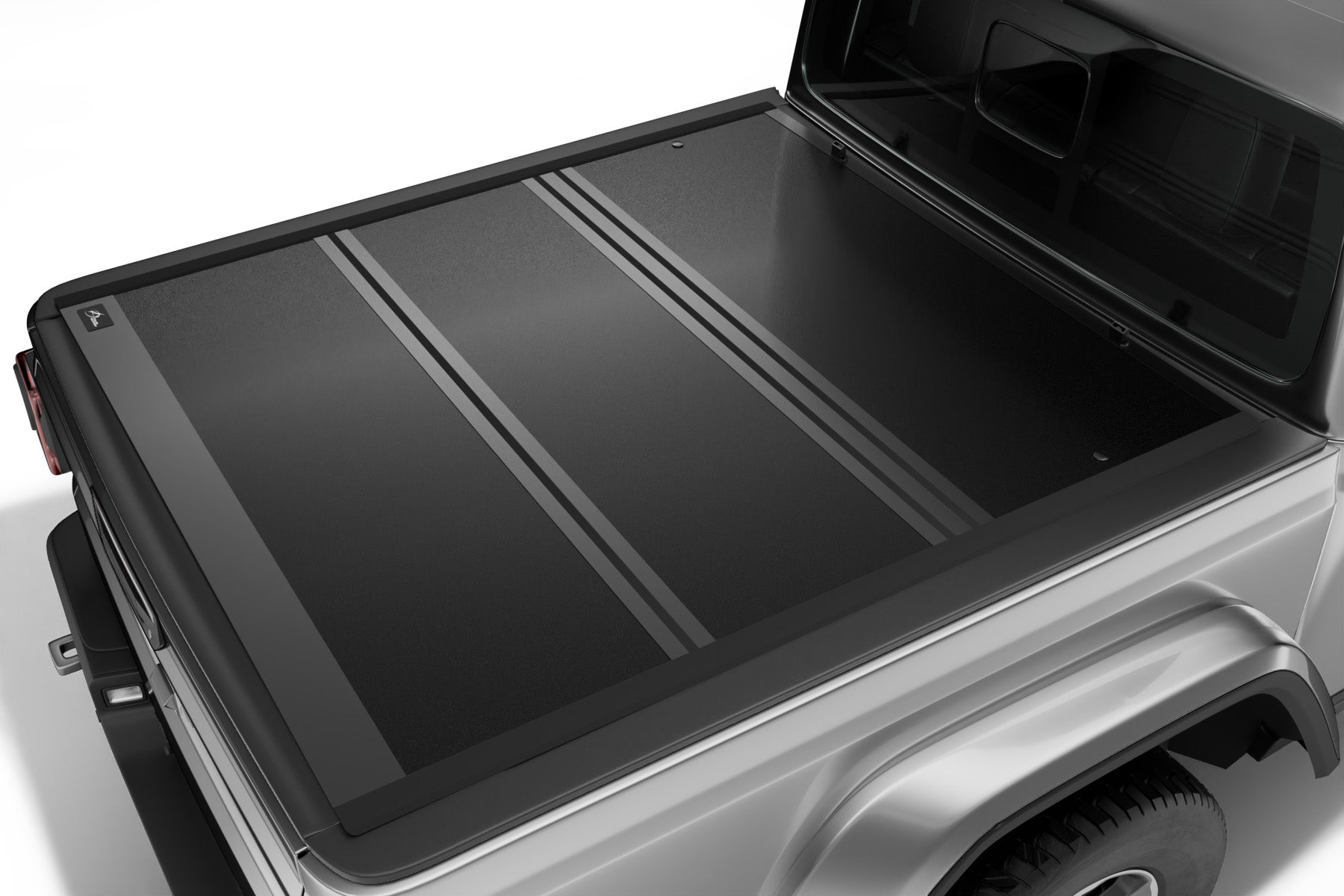 MilesRunner For 2020-2025 Jeep Gladiator 5 Feet Bed Low Profile Hard Tri Fold Tonneau Cover