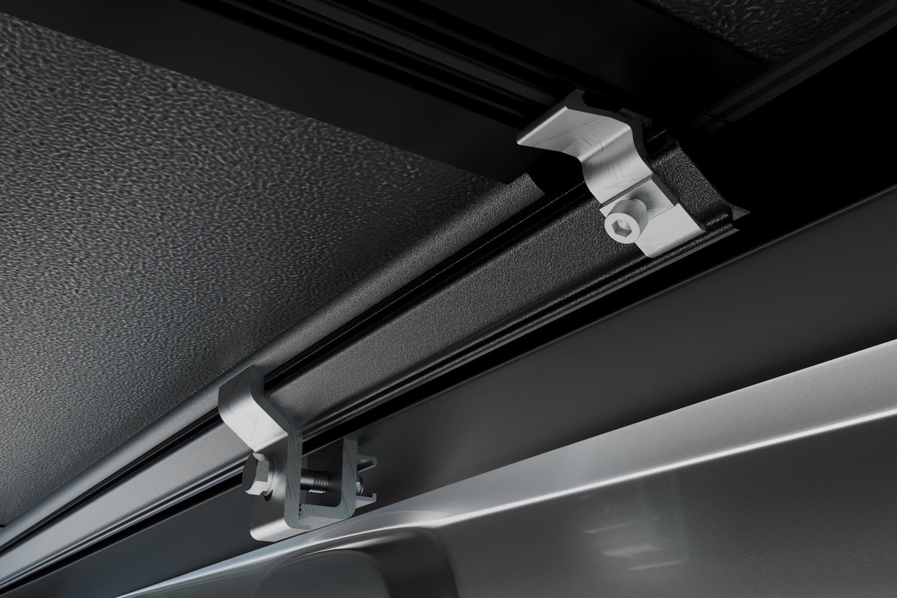 MilesRunner For 19-24 Dodge Ram 1500 6.4' Bed Low Profile Hard Tri Fold Tonneau Cover