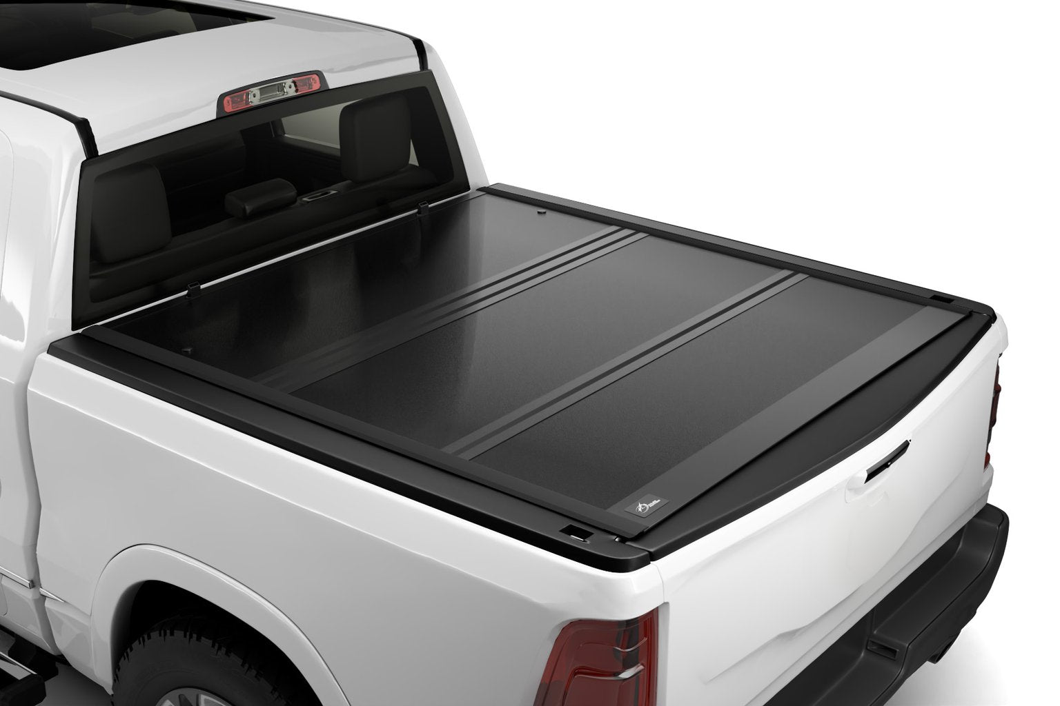 MilesRunner For 19-25 Dodge Ram 1500 6.4' Bed Low Profile Hard Tri Fold Tonneau Cover