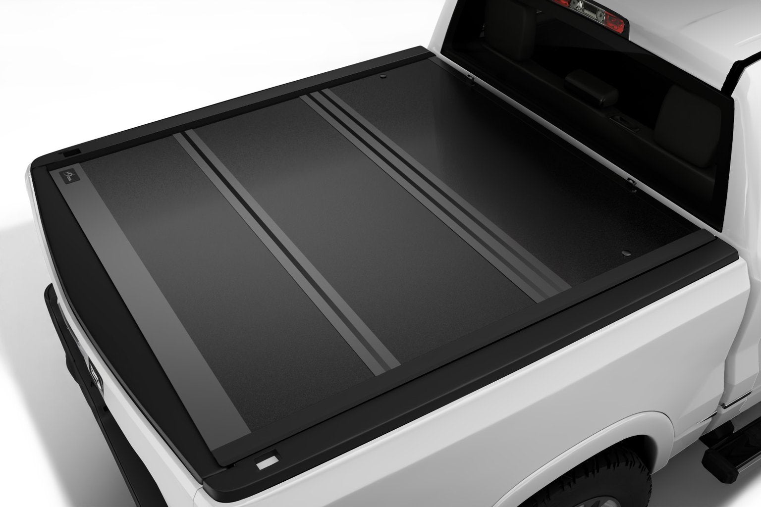 MilesRunner For 19-25 Dodge Ram 1500 6.4' Bed Low Profile Hard Tri Fold Tonneau Cover