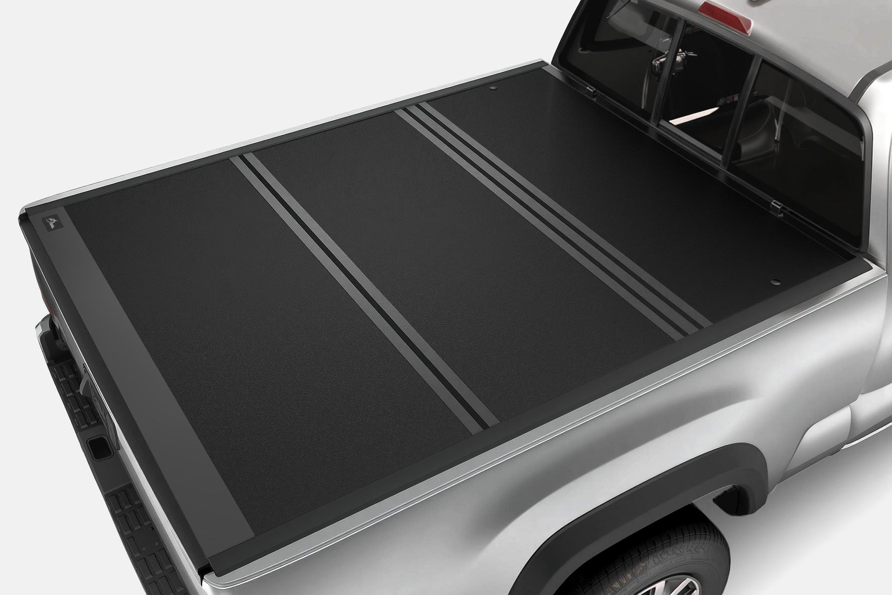 MilesRunner For 2016-2023 Toyota Tacoma 5' Bed Low Profile Hard Tri Fold Tonneau Cover