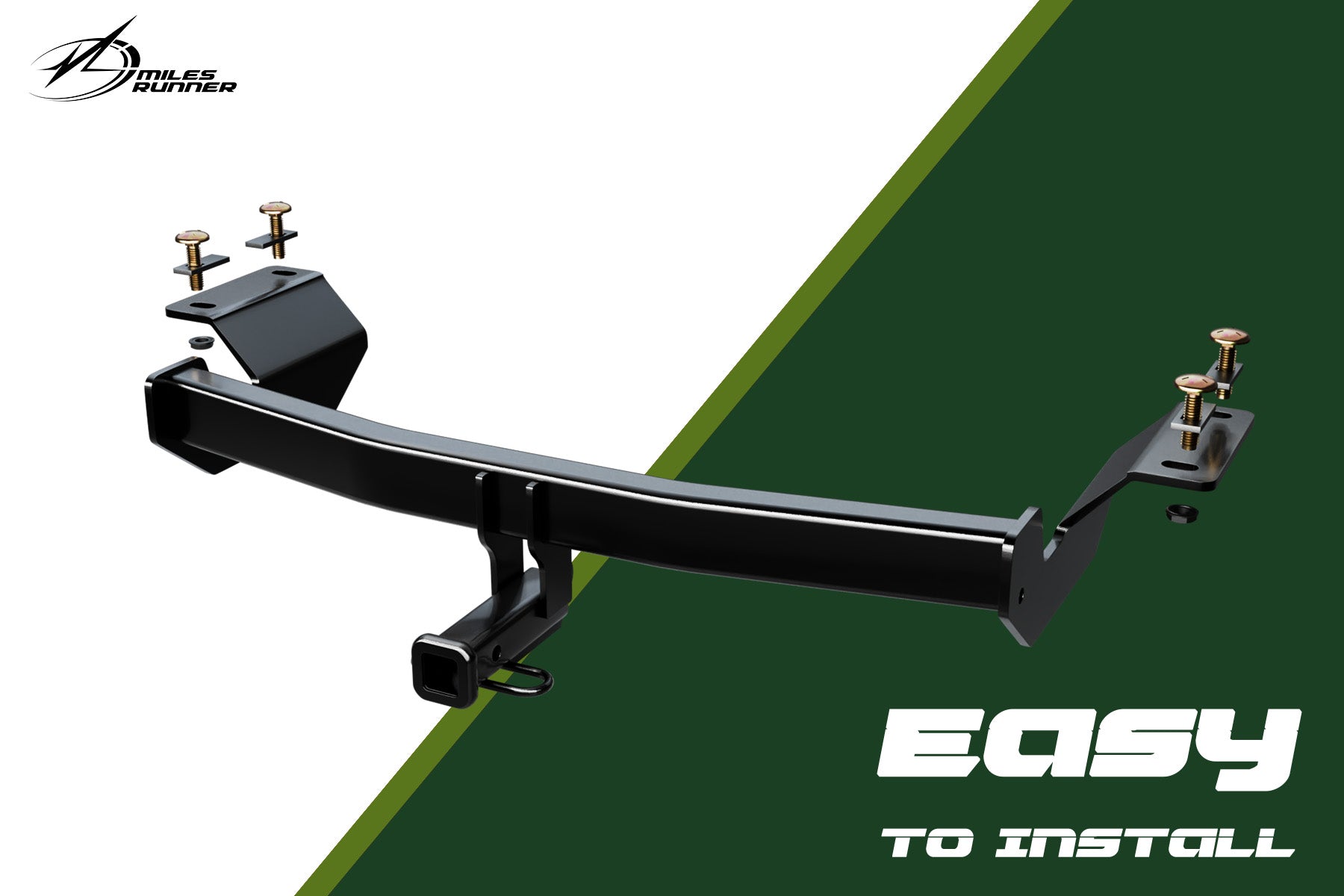 MilesRunner For 2004-2009 Toyota Prius Class 1 Trailer Hitch Receiver 1.25" - Black