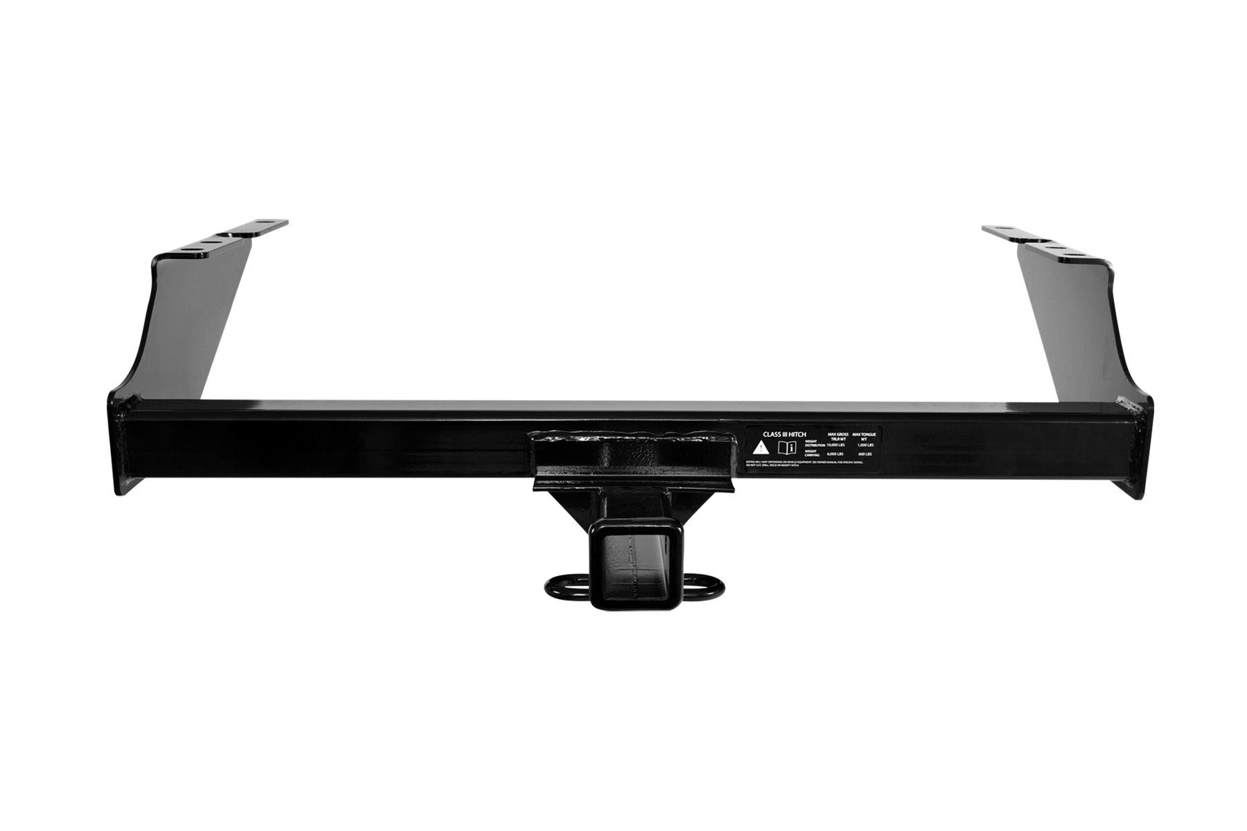 MilesRunner For 1999-2016 Ford F250/F350 Class 3 Trailer Hitch Receiver 2" - Black