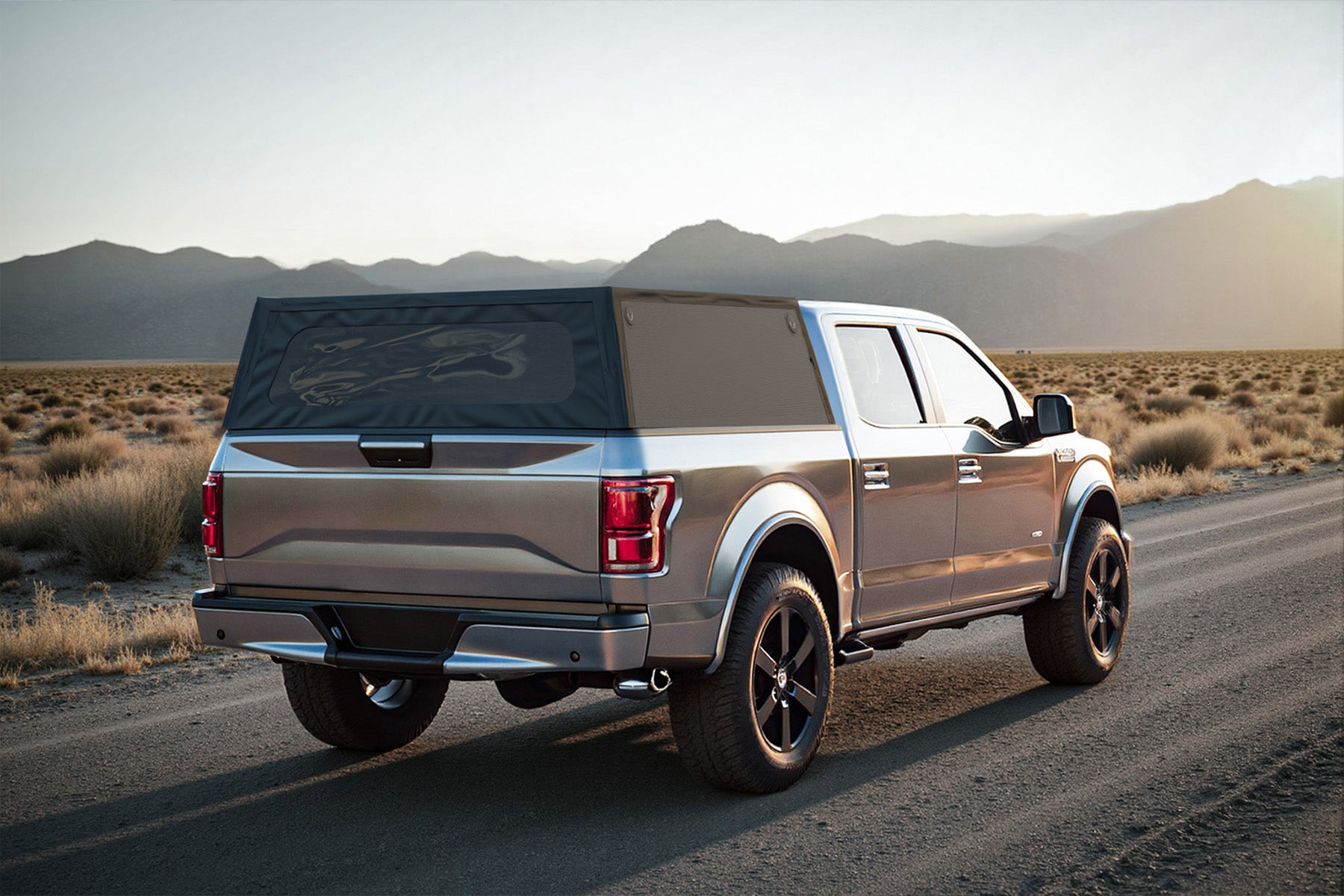 MilesRunner For 2015-2025 Ford F150 5.5 Ft Bed Inflatable Bed Topper Camper Shell