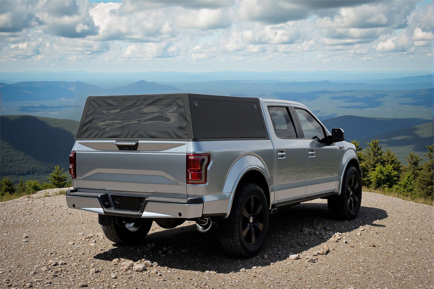 MilesRunner For 2015-2025 Ford F150 5.5 Ft Bed Inflatable Bed Topper Camper Shell