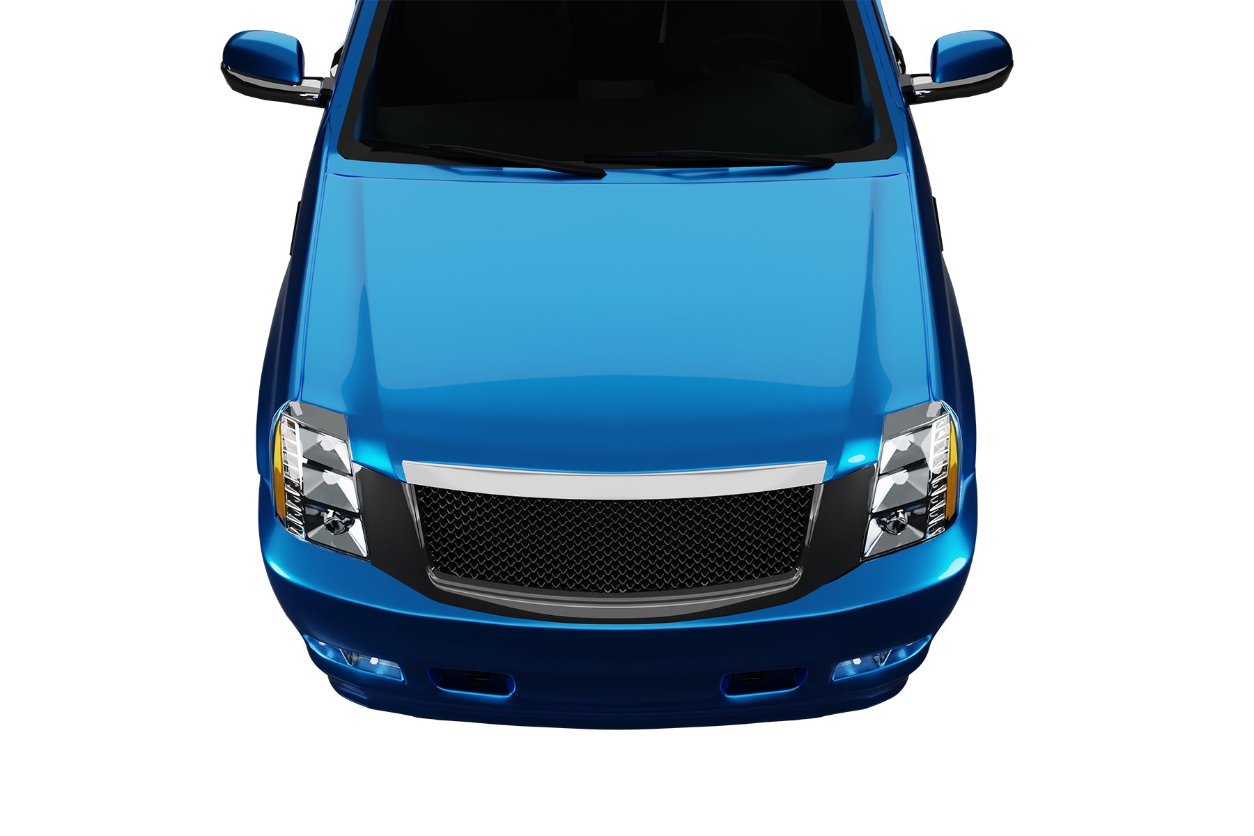 Premium ABS Gloss Black Sport Mesh Grille for Cadillac Escalade 2007-2014 | Direct Fit & UV-Resistant