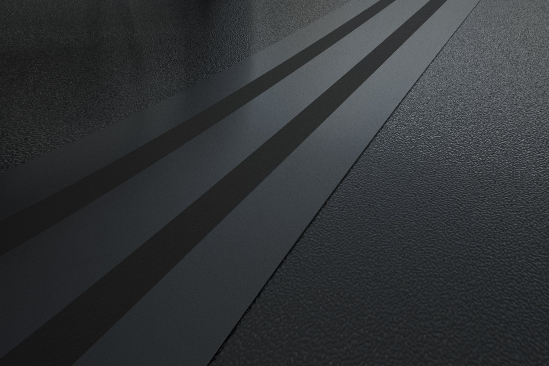 MilesRunner For 88-00 Chevy Chevrolet C10 C/K 6.5' Bed Low Profile Hard Tri Fold Tonneau Cover