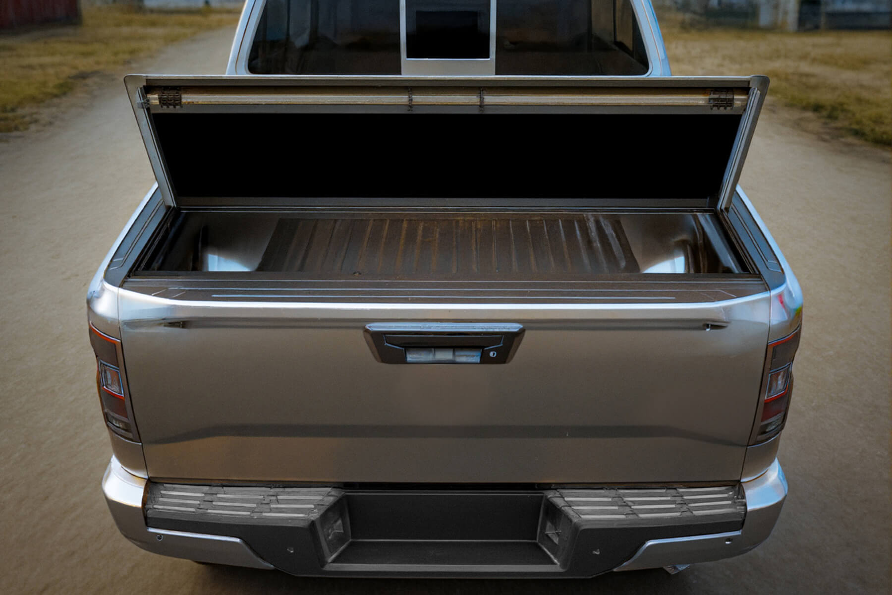 MilesRunner For 2017-2025 Honda Ridgeline Ft Bed Low Profile Hard Tri Fold Tonneau Cover