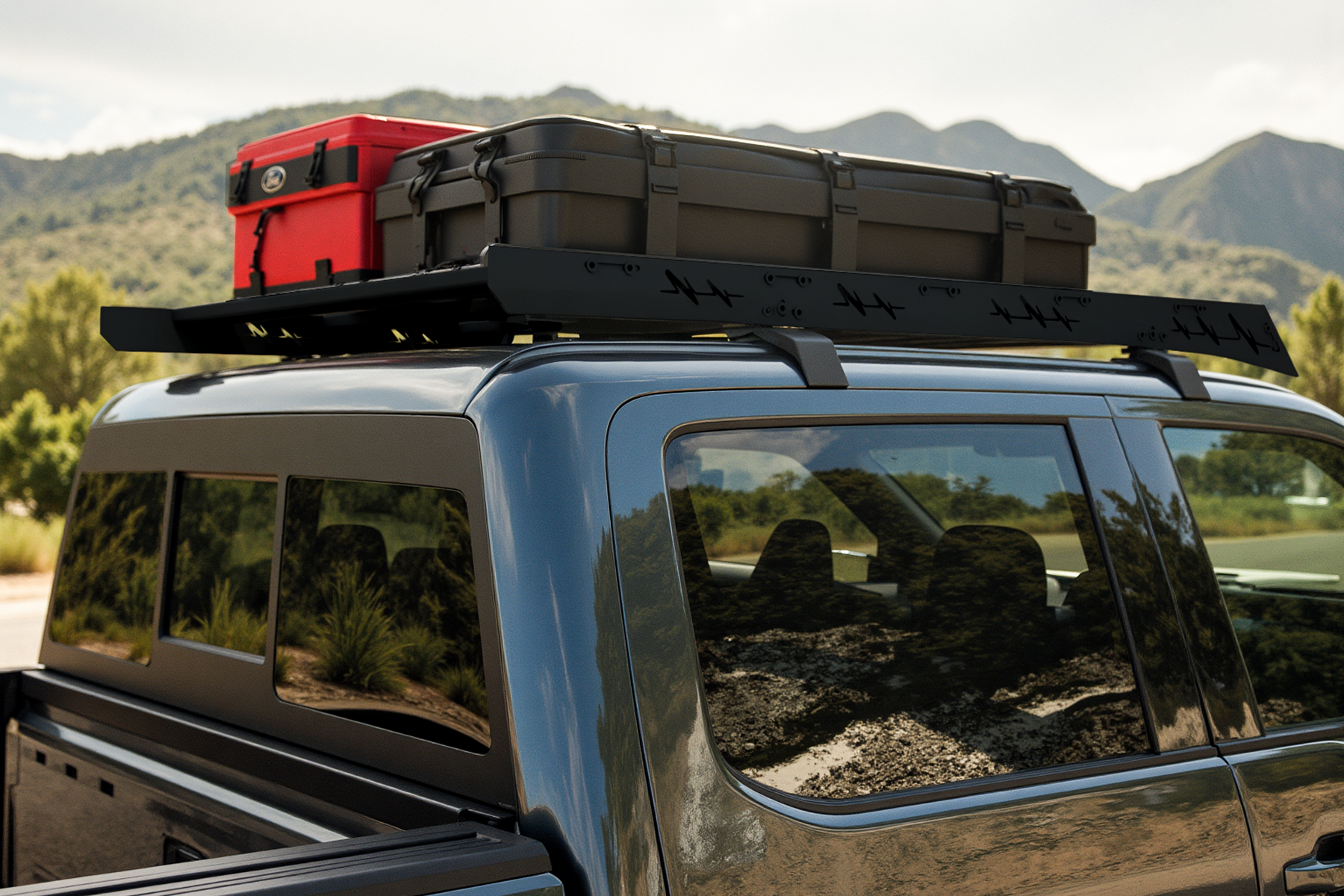 2020-2025 Chevy Silverado 2500HD /3500HD / GMC Sierra/ Sierra Denali 2500HD/3500HD Crew Cab Low Profit Roof Rack