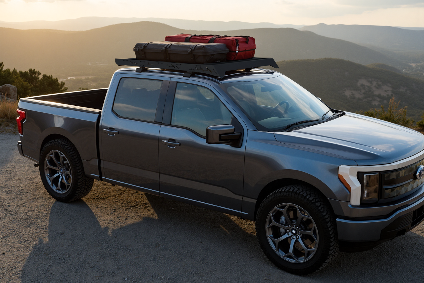 2020-2025 Chevy Silverado 2500HD /3500HD / GMC Sierra/ Sierra Denali 2500HD/3500HD Crew Cab Low Profit Roof Rack