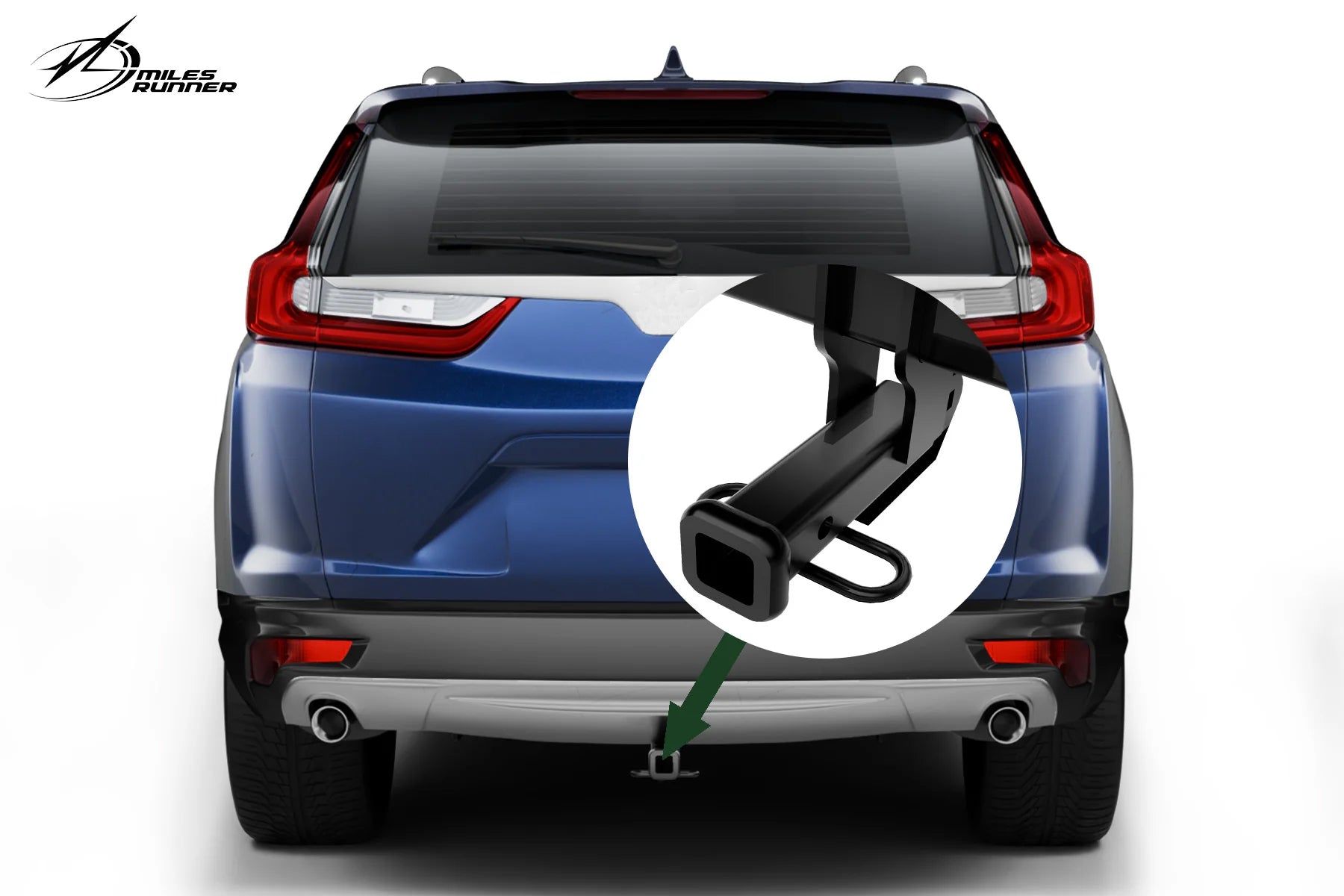 MilesRunner For 2010-2016 Kia Sportage Class 3 Trailer Hitch Tow Receiver 2" - Black