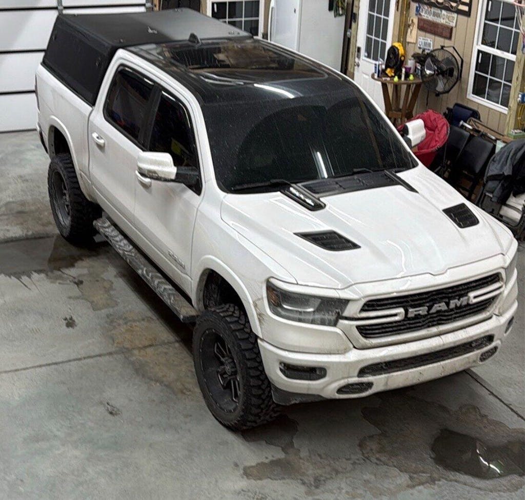 Inflatable Bed Topper 2021 Ram 1500 5.7' Bed Build by John S.