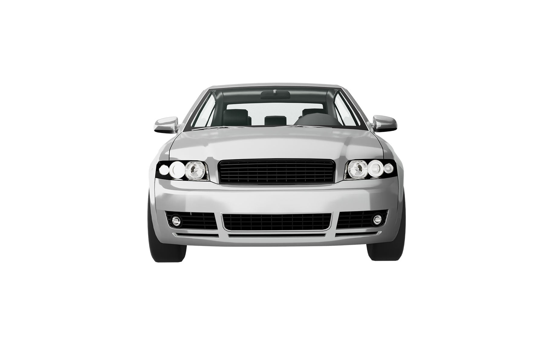 Premium ABS Gloss Black Euro Sport Grille for 2002-2005 Audi A4 / 2004-2005 S4 B6 | Direct Fit & UV-Resistant