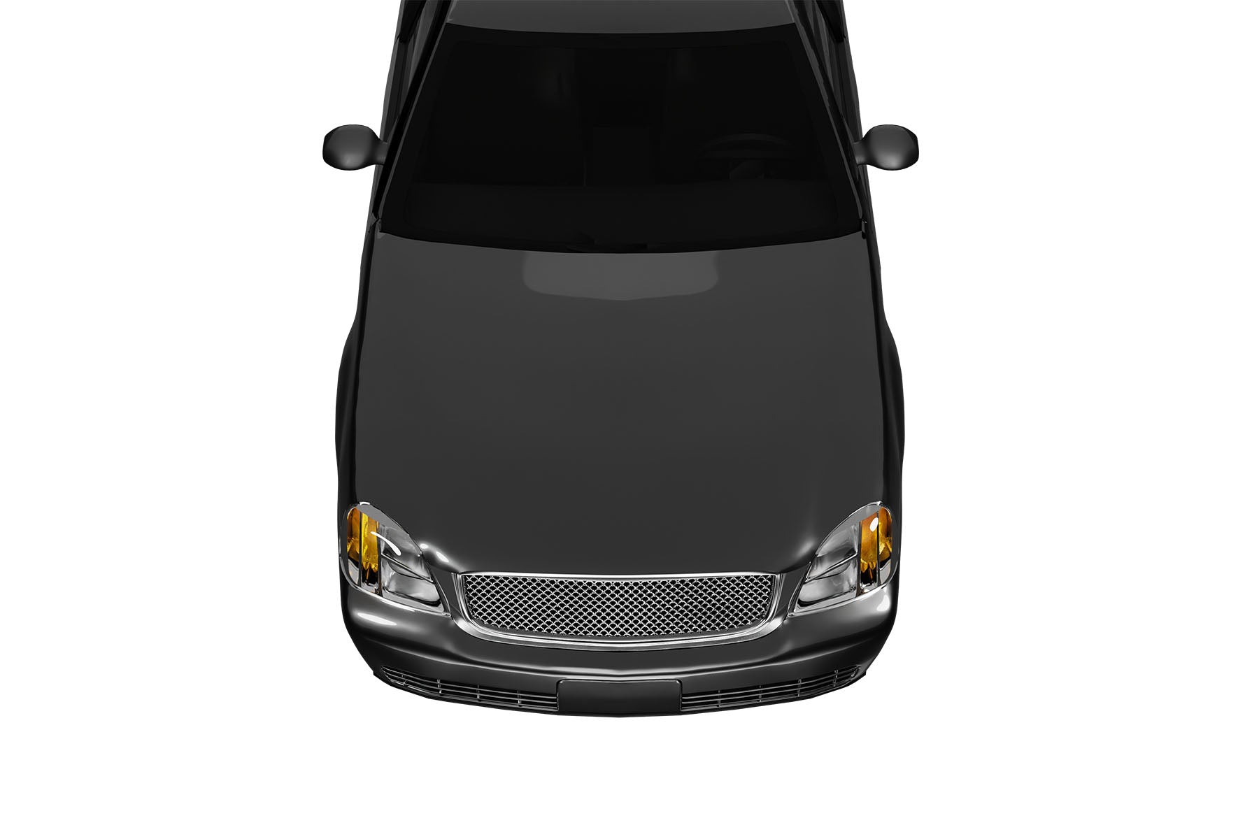 Premium ABS Chrome Luxury Sport Mesh Grille for Cadillac DeVille 2000-2005 | Direct Fit & UV-Resistant