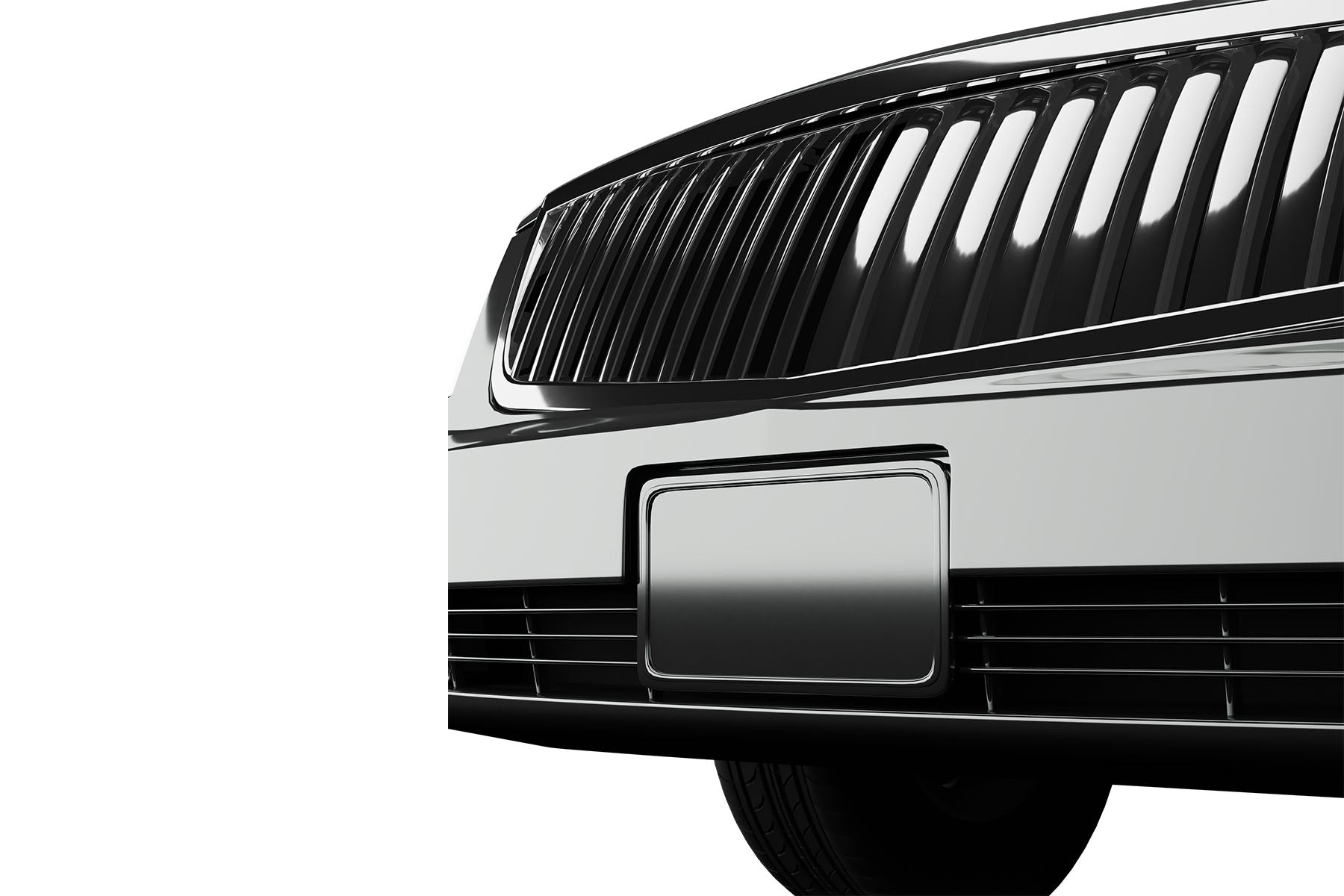 Premium ABS Chrome Vertical Grille for Cadillac DTS 2006-2011 | Direct Fit & UV-Resistant