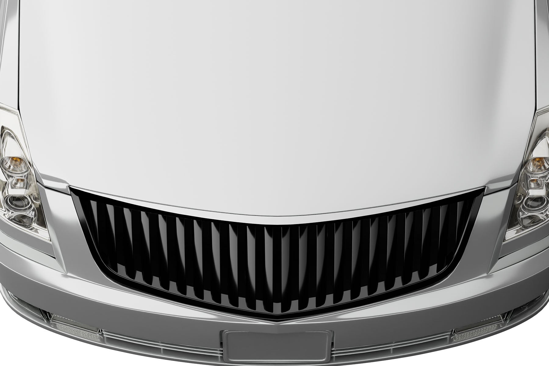 Premium ABS Gloss Black Vertical Grille for Cadillac DTS 2006-2011 | Direct Fit & UV-Resistant