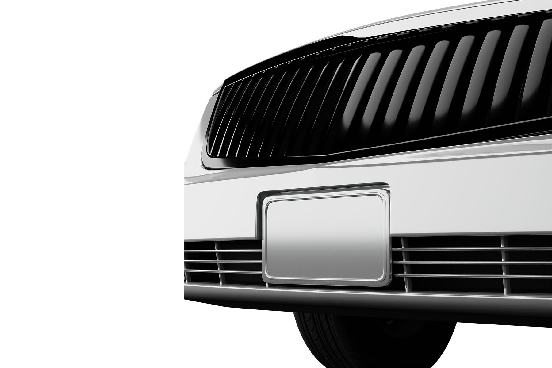 Premium ABS Gloss Black Vertical Grille for Cadillac DTS 2006-2011 | Direct Fit & UV-Resistant