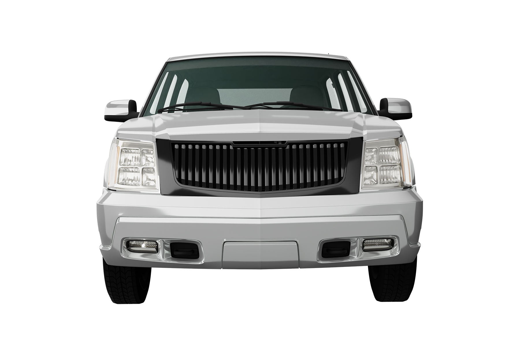 Premium ABS Gloss Black Vertical Grille for Cadillac Escalade 2002-2006 | Direct Fit & UV-Resistant