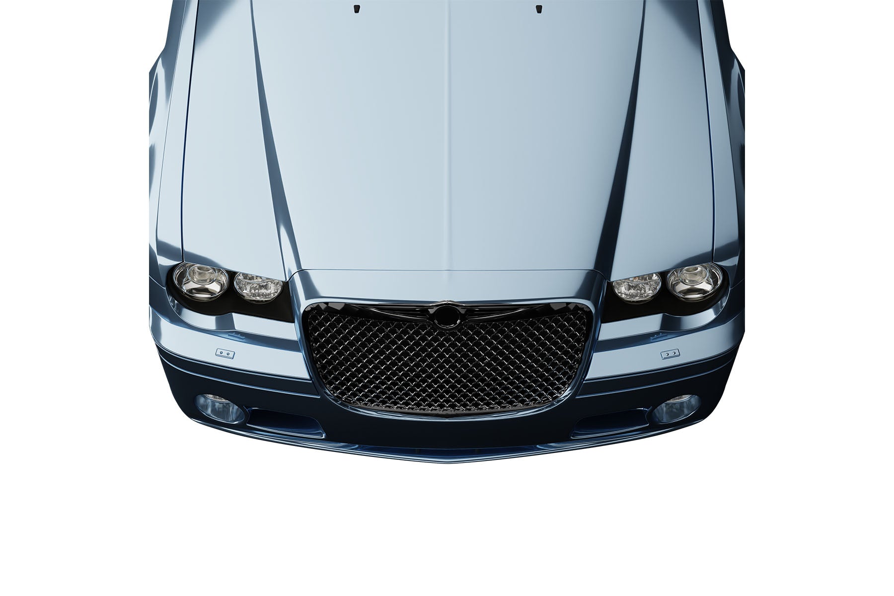 Premium ABS Gloss Black Sport Mesh Grille for Chrysler 300 2005-2010 | Direct Fit & UV-Resistant