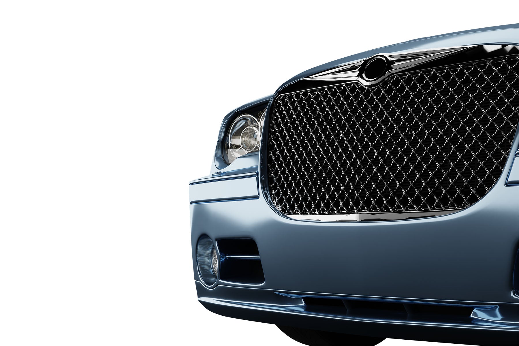 Premium ABS Gloss Black Sport Mesh Grille for Chrysler 300 2005-2010 | Direct Fit & UV-Resistant