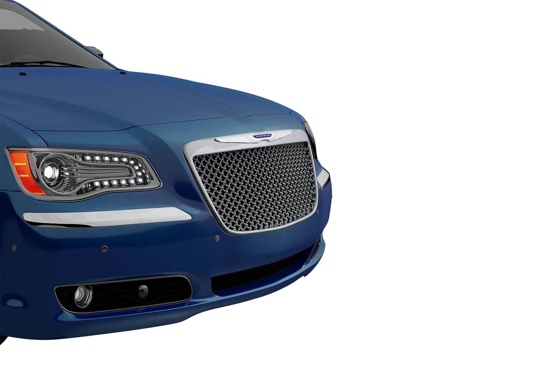 Premium ABS Chrome Sport Mesh Grille for Chrysler 300 2011-2014 | Direct Fit & UV-Resistant