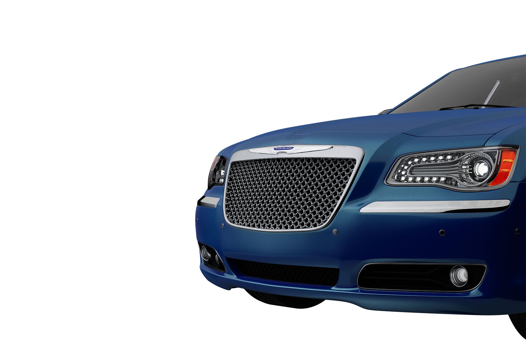 Premium ABS Chrome Sport Mesh Grille for Chrysler 300 2011-2014 | Direct Fit & UV-Resistant