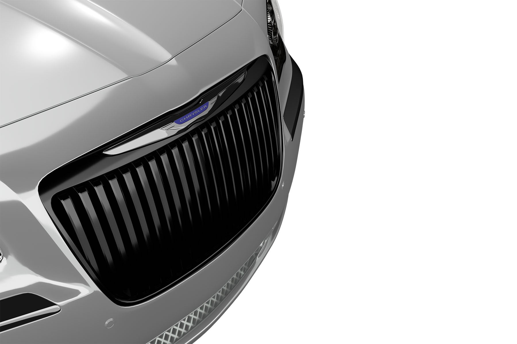 Premium ABS Gloss Black Vertical Grille for 2011-2014 Chrysler 300/300C | Direct Fit & UV-Resistant