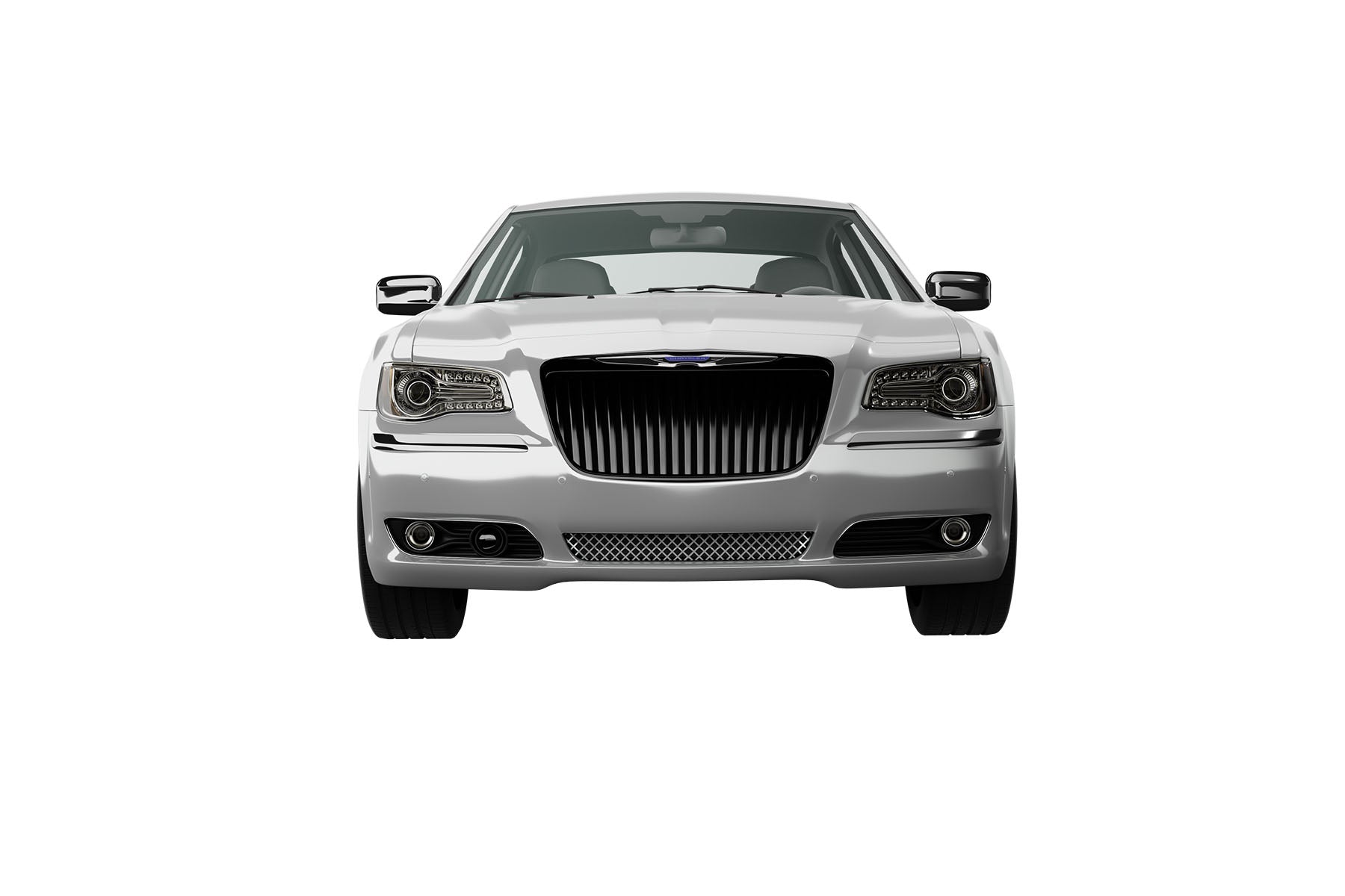 Premium ABS Gloss Black Vertical Grille for 2011-2014 Chrysler 300/300C | Direct Fit & UV-Resistant