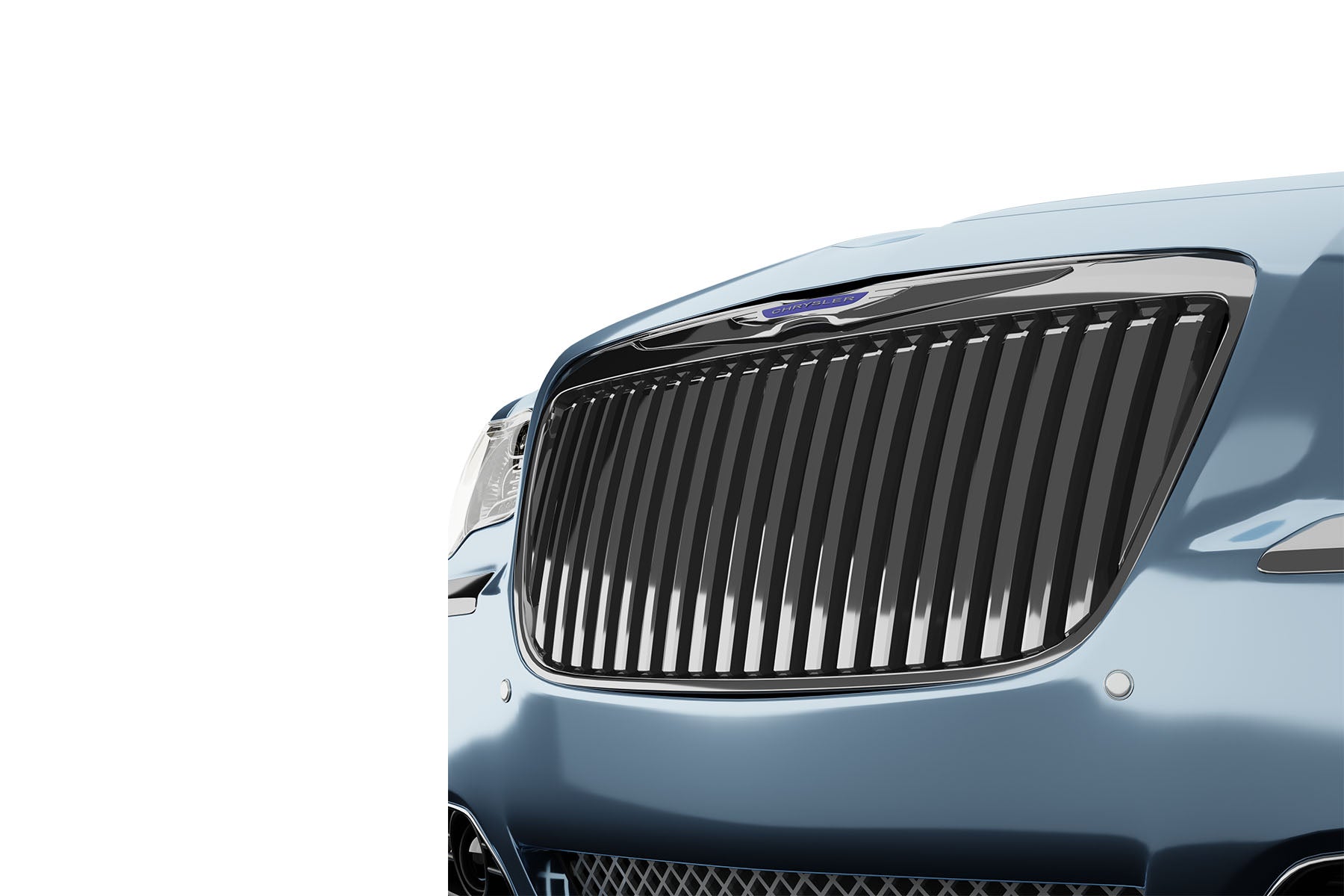 Premium ABS Chrome Vertical Grille for Chrysler 300/300C 2011-2014 | Direct Fit & LED-Ready