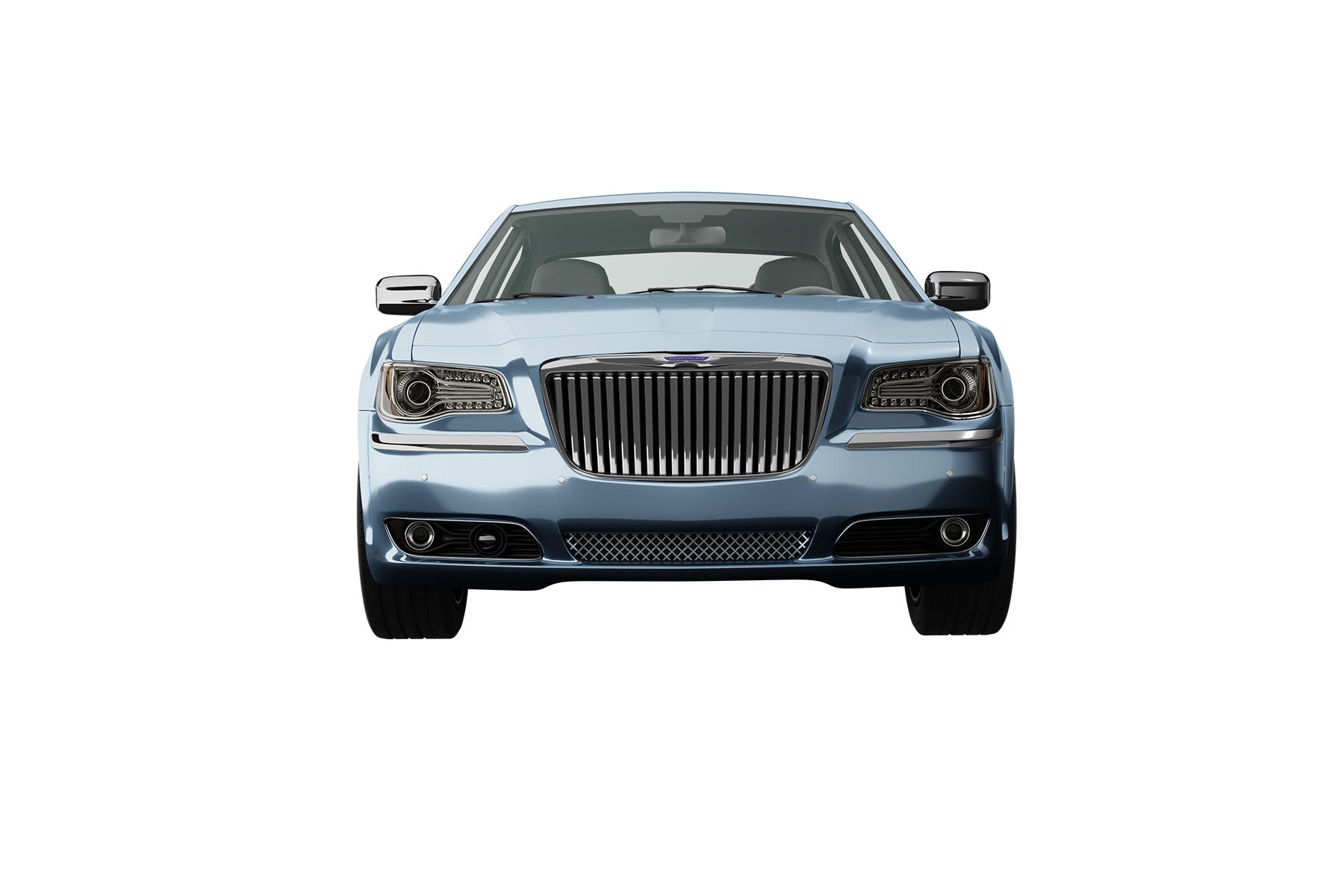 Premium ABS Chrome Vertical Grille for Chrysler 300/300C 2011-2014 | Direct Fit & LED-Ready