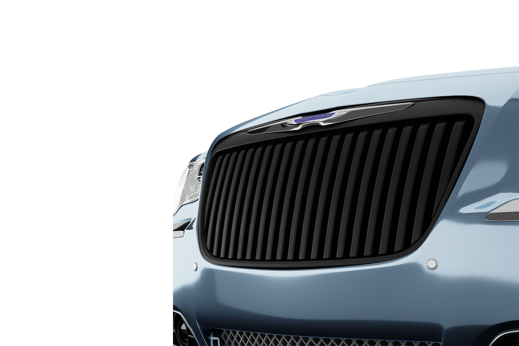 Premium ABS Matte Black Vertical Grille for Chrysler 300/300C 2011-2014 | Direct Fit & UV-Resistant