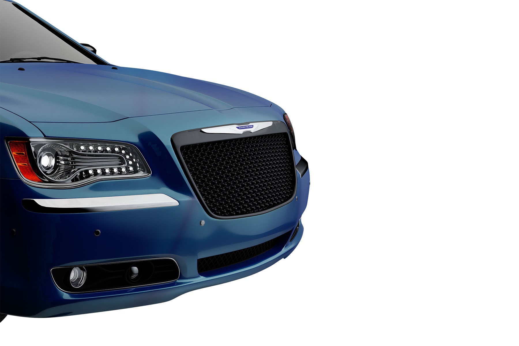 Premium ABS Gloss Black Sport Mesh Grille for Chrysler 300 2011-2014 | Direct Fit & UV-Resistant