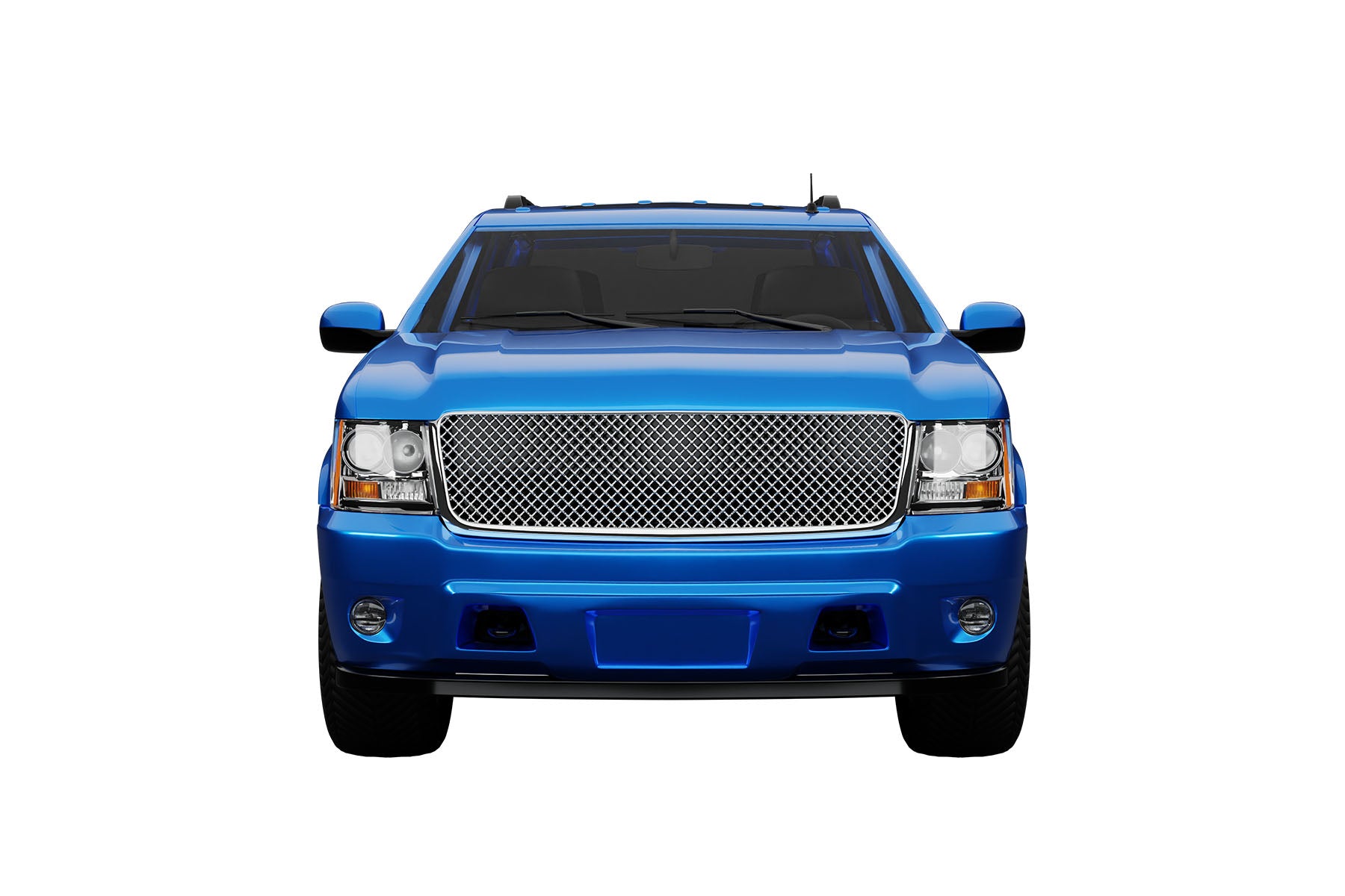 Premium ABS Chrome Mesh Front Grille for 2007-2014 Chevy Tahoe/Suburban | Direct Fit & UV-Resistant