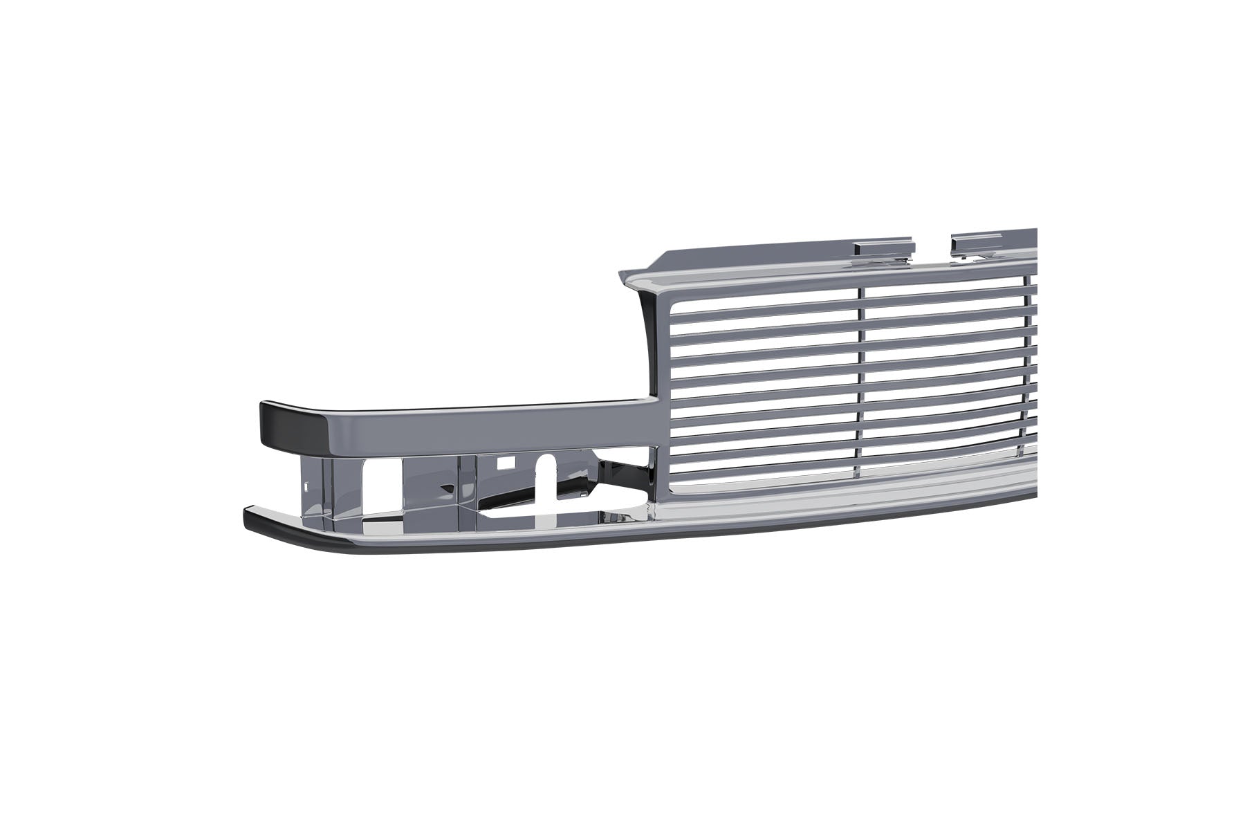 Premium ABS Chrome Horizontal Grille for 1998-2004 Chevrolet S10 Blazer / S10 Pickup | Direct Fit & UV-Resistant