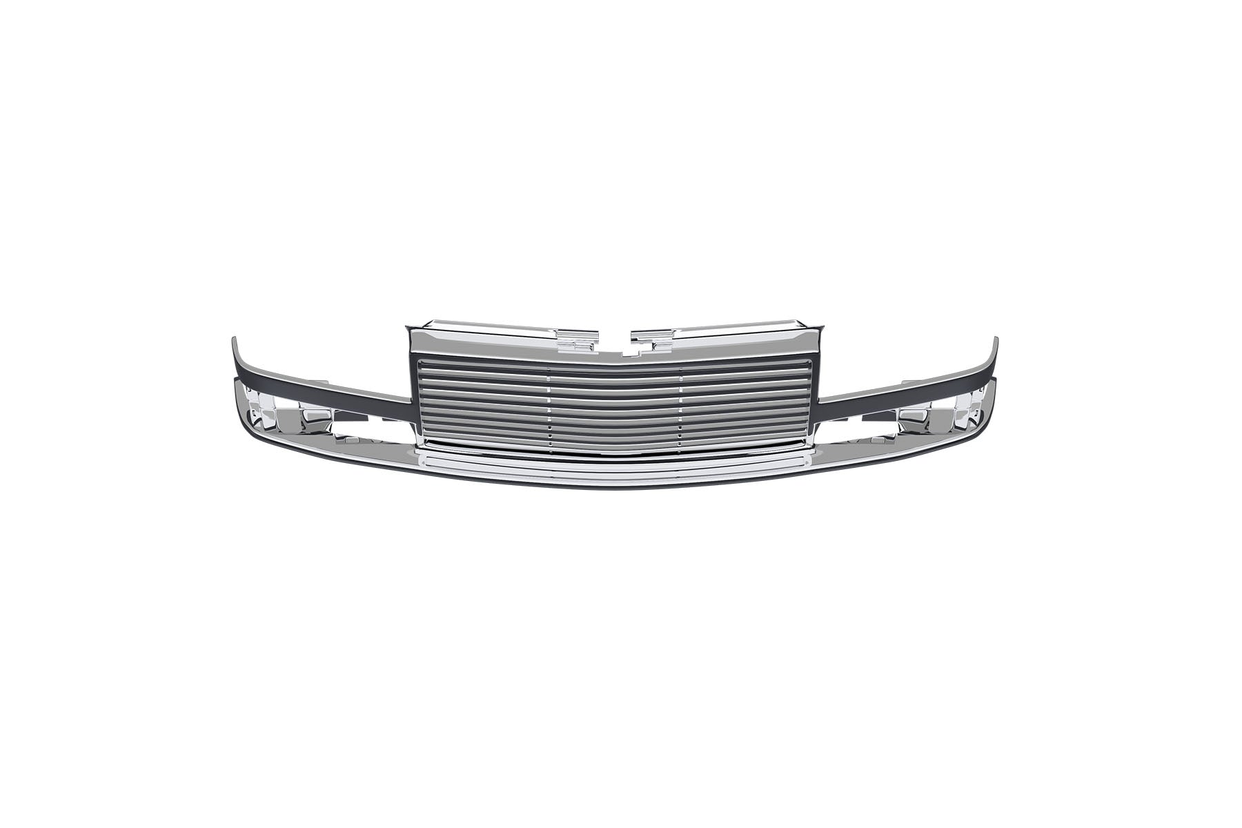 Premium ABS Chrome Horizontal Grille for 1998-2004 Chevrolet S10 Blazer / S10 Pickup | Direct Fit & UV-Resistant