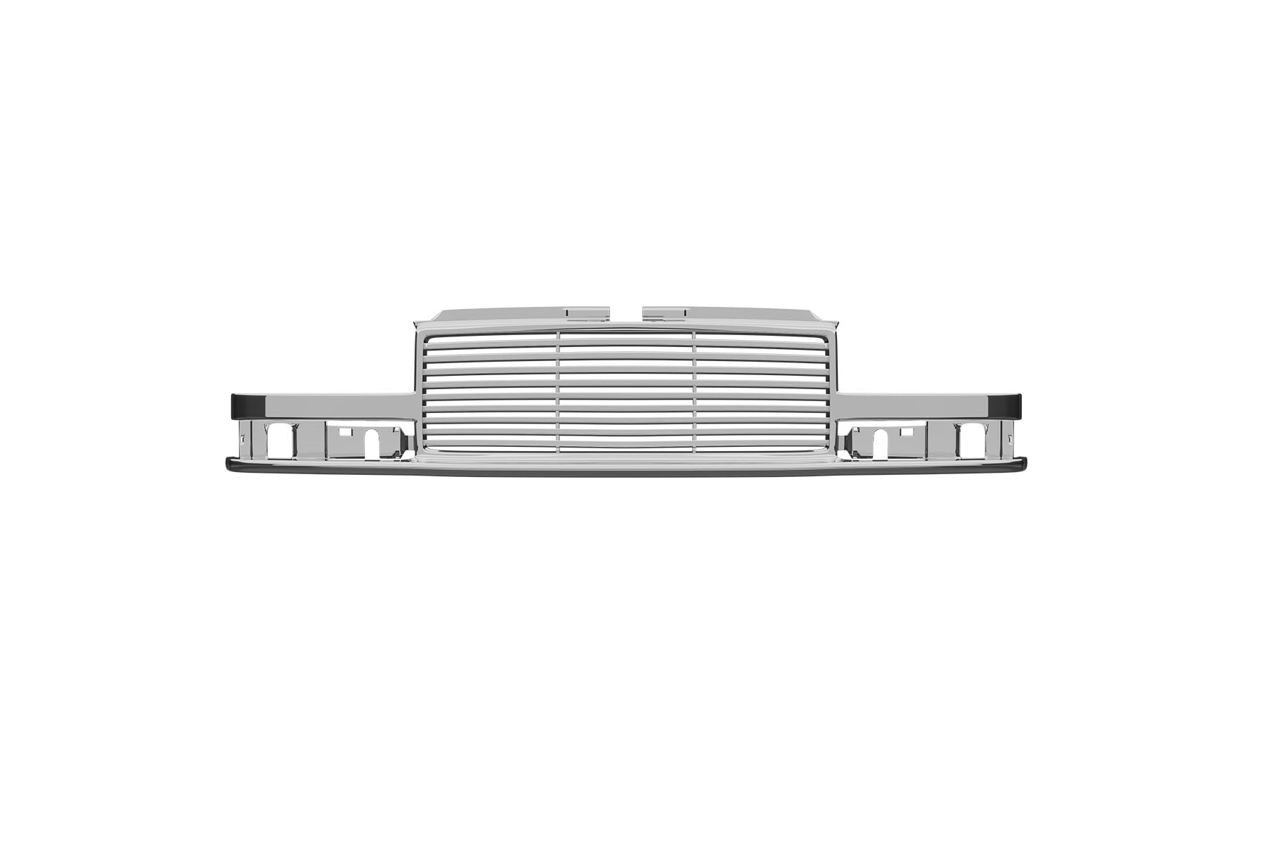 Premium ABS Chrome Horizontal Grille for 1998-2004 Chevrolet S10 Blazer / S10 Pickup | Direct Fit & UV-Resistant