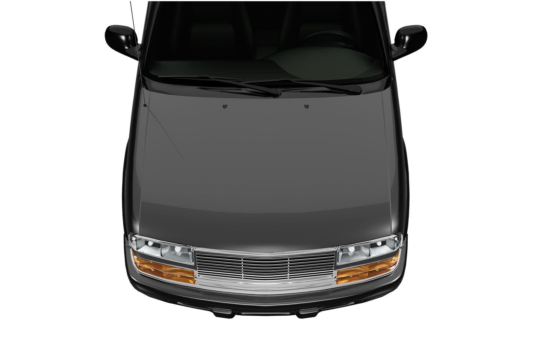 Premium ABS Chrome Horizontal Grille for 1998-2004 Chevrolet S10 Blazer / S10 Pickup | Direct Fit & UV-Resistant