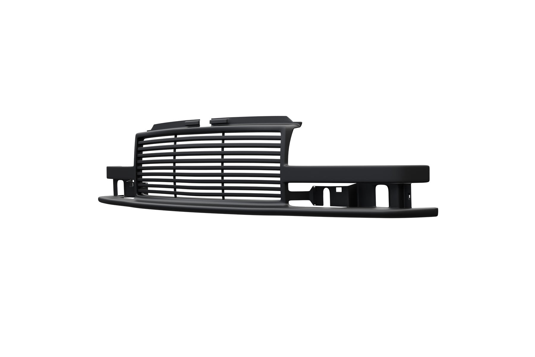 Premium ABS Matte Black Horizontal Grille for 1998-2004 Chevy S10 Blazer / S10 Pickup | Direct Fit & UV-Resistant