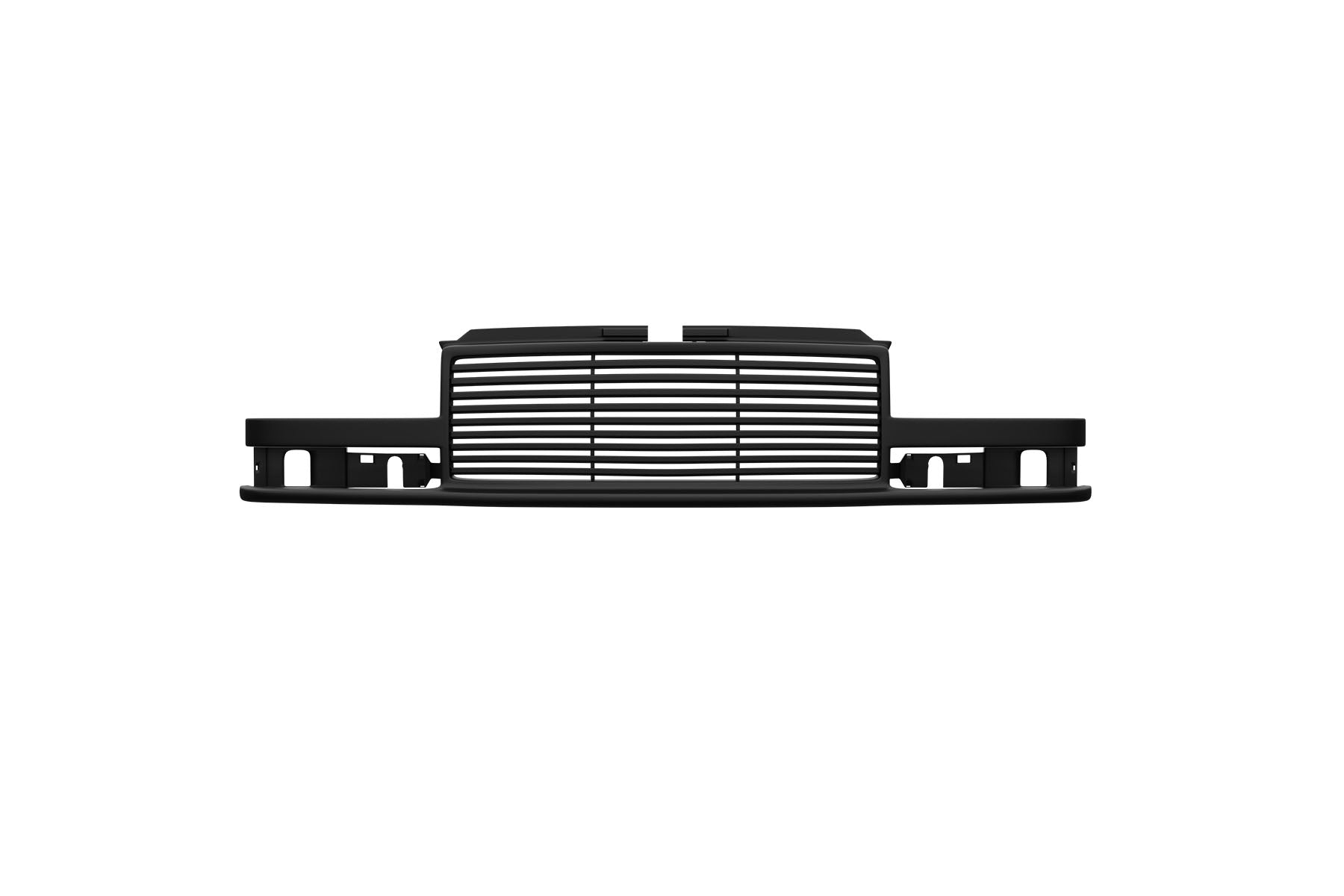 Premium ABS Matte Black Horizontal Grille for 1998-2004 Chevy S10 Blazer / S10 Pickup | Direct Fit & UV-Resistant