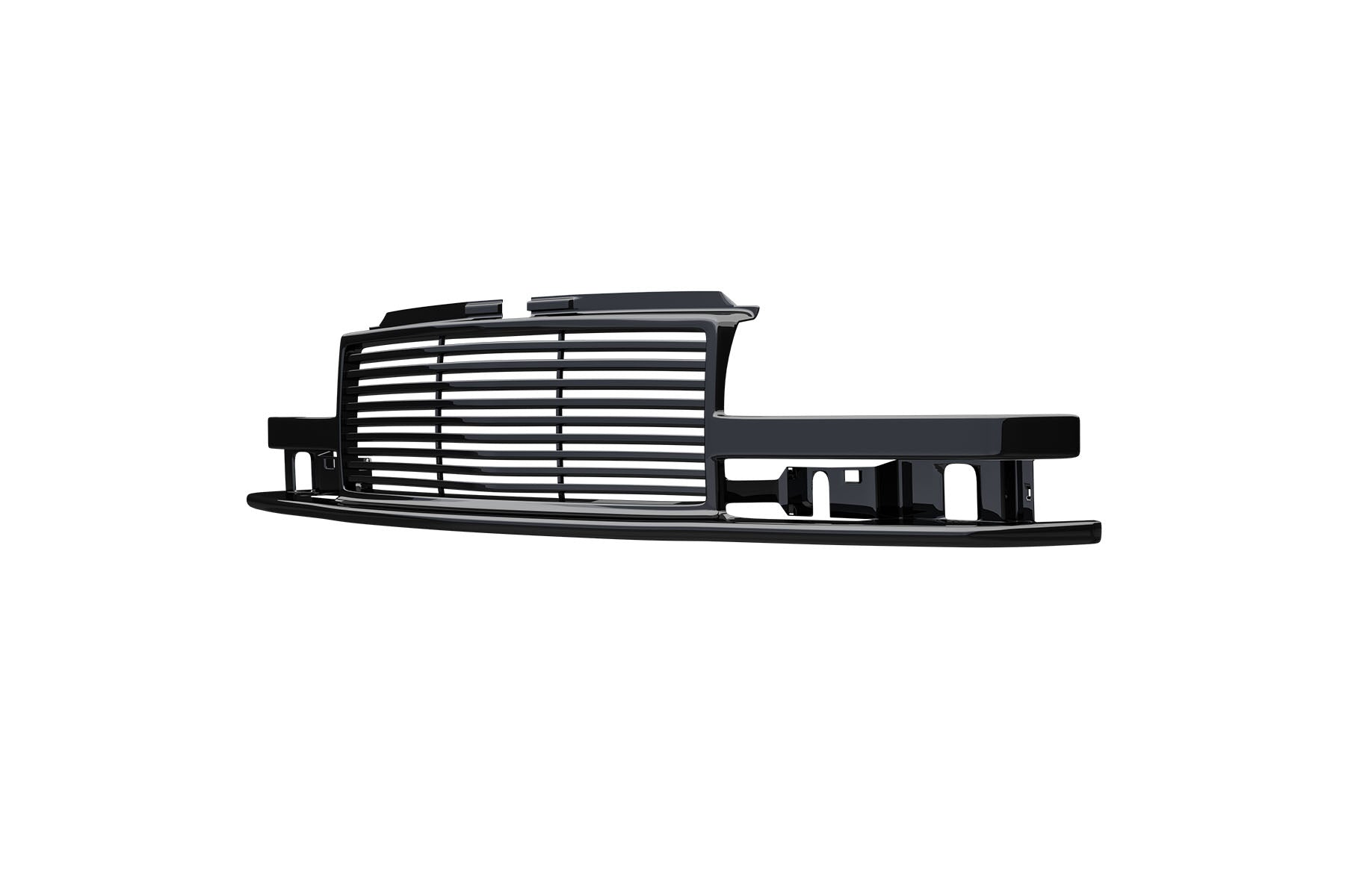 Premium ABS Gloss Black Horizontal Grille for Chevrolet S10 Blazer / S10 Pickup 1998-2004 | Direct Fit & UV-Resistant