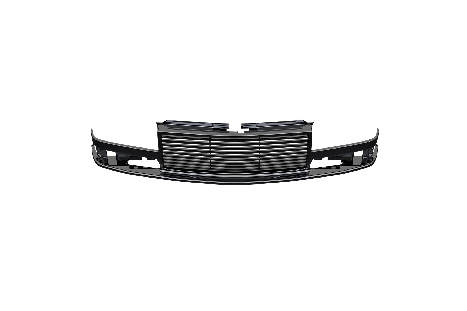 Premium ABS Gloss Black Horizontal Grille for Chevrolet S10 Blazer / S10 Pickup 1998-2004 | Direct Fit & UV-Resistant